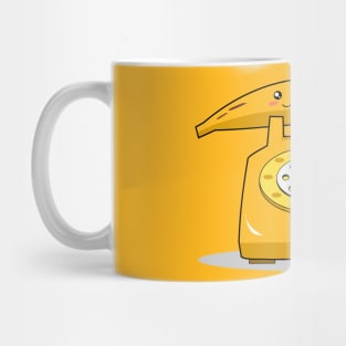 Cute Banana Phone Mug